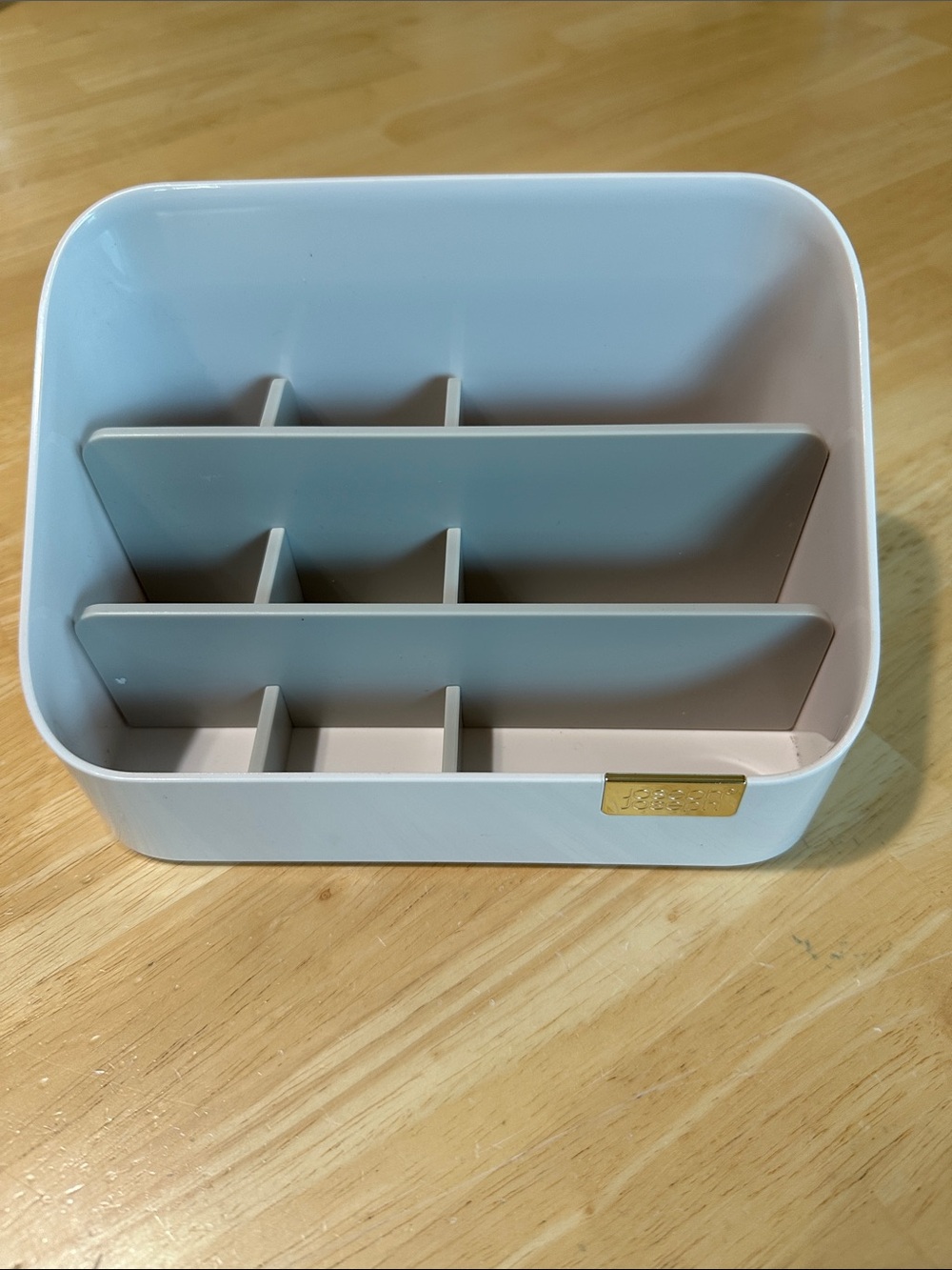 Joseph Joseph Makeup Organizer with Gold Accent - Compact Cosmetic Caddy